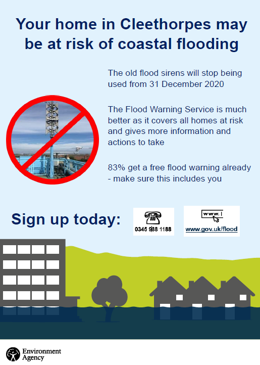 Cleethorpes Flood Sirens poster